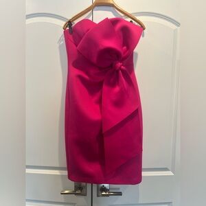 Badgley Mischka Vibrant Pink Dress